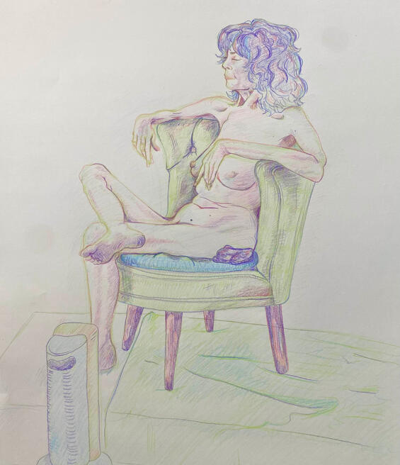 Mechanical Colored Pencils on 18x24